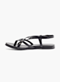 5th Avenue Sandalen-Zehentrenner Schwarz 7703 2