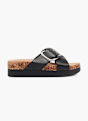 Catwalk Ciabatta con plantare profondo Nero 3124 1
