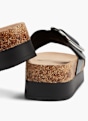 Catwalk Ciabatta con plantare profondo Nero 3124 4