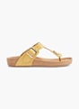Graceland Sandal med tå-split Gul 17033 1
