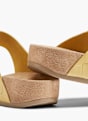 Graceland Sandal med tå-split Gul 17033 4