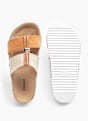 Graceland Tieffuß Pantolette Beige 20283 3