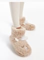 Casa mia Plüsch-Hausschuh Beige 7105 7