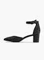Graceland Sapato de salto com fivela Preto 21028 2
