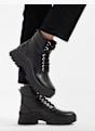 Catwalk Čizme s vezicama Crna 921 7