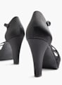 Graceland Zapatos peep-toes negro 21092 4
