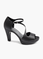 Graceland Zapatos peep-toes negro 21092 6