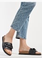 Catwalk Flache Pantolette Schwarz 1781 7