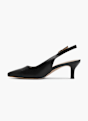 Graceland Lodičky s otevřenou patou Černá 2714 2