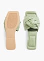 Catwalk Flache Pantolette Khaki 17115 3