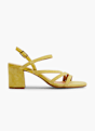 5th Avenue Højhælet sandal Gul 5535 1