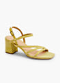 5th Avenue Højhælet sandal Gul 5535 6