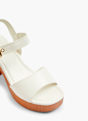 Graceland Højhælet sandal Hvid 6478 2