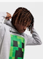 Minecraft Sweat à capuche Gris 28206 7