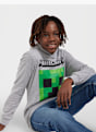 Minecraft Sweat à capuche Gris 28206 8
