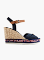 TOM TAILOR Högklackad sandal Mörkblå 1186 1