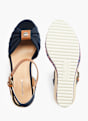 TOM TAILOR Højhælet sandal Mørkeblå 1186 3