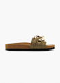 Graceland Tieffuß Pantolette Khaki 13061 1
