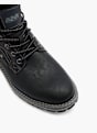 AM SHOE Schnürboots Schwarz 12979 2