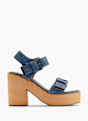 Claudia Ghizzani Højhælet sandal Blå 3978 1