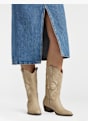 Catwalk Cowboy Boots Beige 28073 5