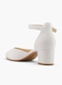 Easy Street Sapato de salto com fivela Branco 10805 3