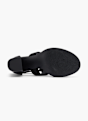 Graceland Sandály na podpatku Černá 15904 4