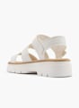 Catwalk Sandál na opätku Biela 11939 3
