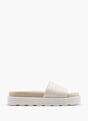 Catwalk Flache Pantolette Weiß 13057 1