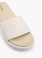 Catwalk Flache Pantolette Weiß 13057 2
