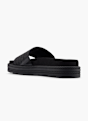 Catwalk Flache Pantolette Schwarz 13058 3