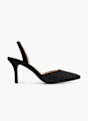 Catwalk Slingback salonarji Črna 14676 1