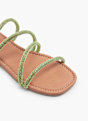 Catwalk Flache Pantolette Grün 19336 2