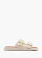 Catwalk Flache Pantolette Beige 16034 1