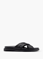 AM SHOE Равни чехли Черен 16055 1
