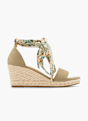 Graceland Højhælet sandal Grøn 26659 1