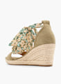 Graceland Højhælet sandal Grøn 26659 3