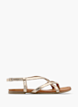 5th Avenue Zehentrenner-Sandale Gold 28847 1
