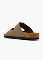 Graceland Klapki z profilowaną wkładką Khaki 29776 3