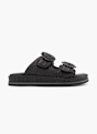 Catwalk Tieffuß Pantolette Schwarz 29779 1
