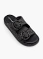 Catwalk Tieffuß Pantolette Schwarz 29779 2