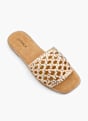 Graceland Flache Pantolette Champagner 32200 2