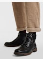 AM SHOE Botki sznurowane Czarny 46890 5