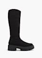 Graceland Buty z szeroką cholewką Czarny 51808 1