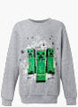 Minecraft Sweatshirt Grau 52857 1