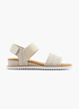 Skechers Magassarkú szandál törtfehér 57553 1