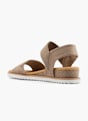 Skechers Magassarkú szandál vakondszürke 57555 3
