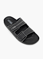 Memphis One Flache Pantolette Schwarz 58393 2