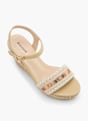 Graceland Högklackad sandal Beige 58848 2