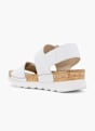 Rieker Sandales à talons Blanc 58877 3